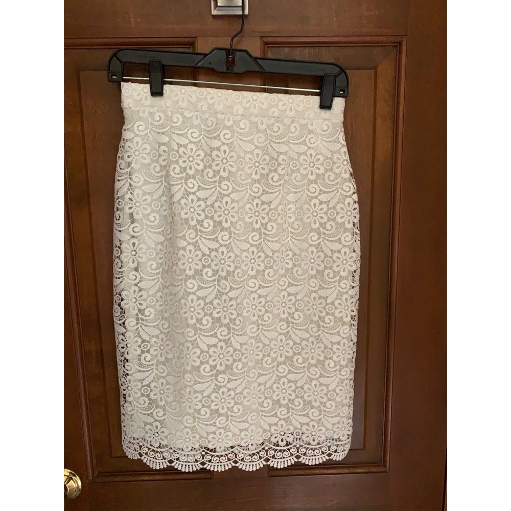 Lace Pencil Skirt (NWT)